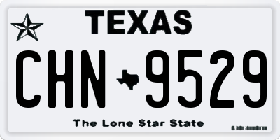 TX license plate CHN9529
