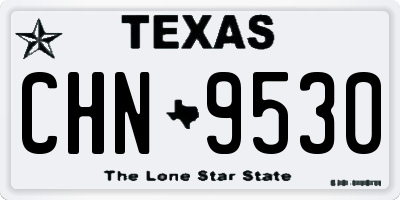TX license plate CHN9530