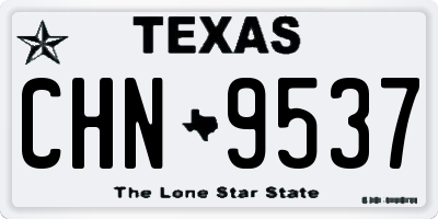 TX license plate CHN9537