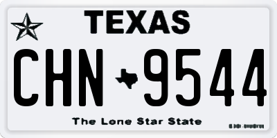 TX license plate CHN9544
