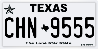 TX license plate CHN9555