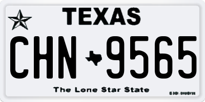 TX license plate CHN9565