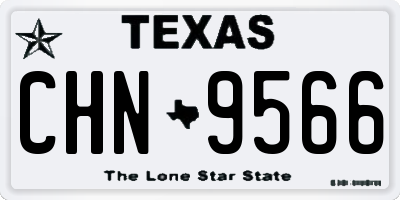 TX license plate CHN9566