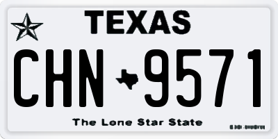 TX license plate CHN9571