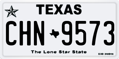 TX license plate CHN9573