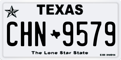 TX license plate CHN9579
