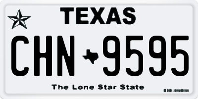 TX license plate CHN9595