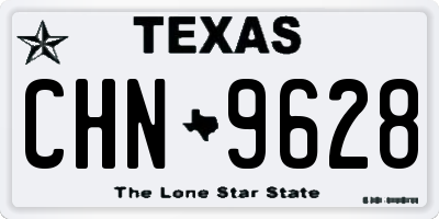 TX license plate CHN9628
