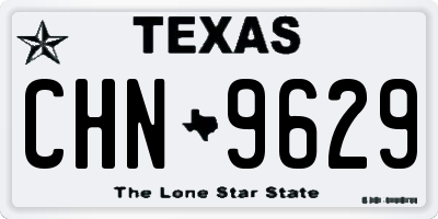 TX license plate CHN9629