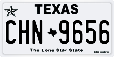 TX license plate CHN9656