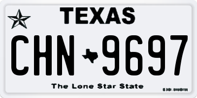 TX license plate CHN9697