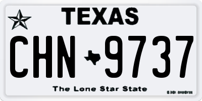 TX license plate CHN9737