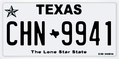 TX license plate CHN9941