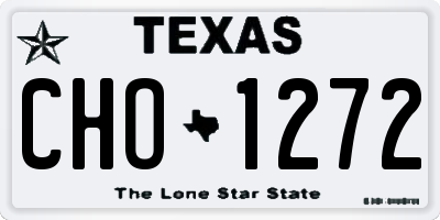 TX license plate CHO1272