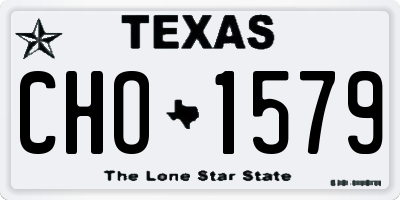 TX license plate CHO1579