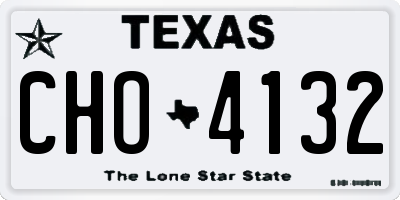 TX license plate CHO4132