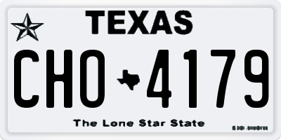 TX license plate CHO4179