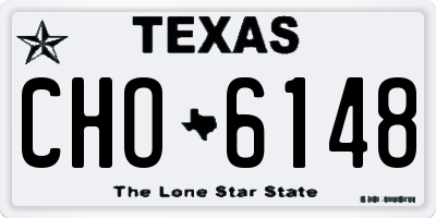 TX license plate CHO6148