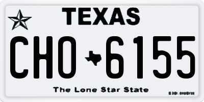TX license plate CHO6155