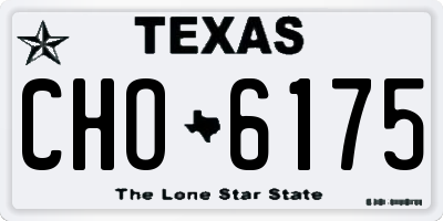 TX license plate CHO6175