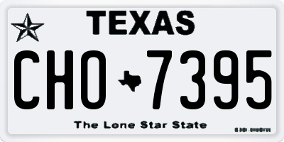 TX license plate CHO7395