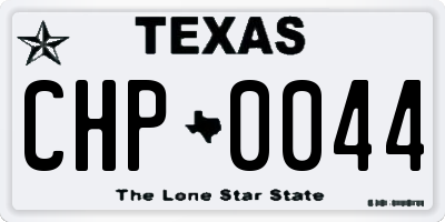 TX license plate CHP0044