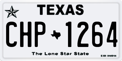 TX license plate CHP1264