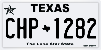 TX license plate CHP1282