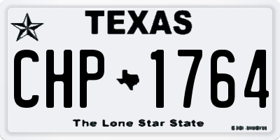 TX license plate CHP1764