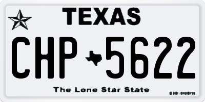 TX license plate CHP5622