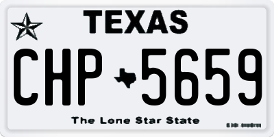 TX license plate CHP5659