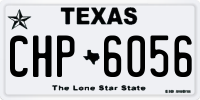 TX license plate CHP6056