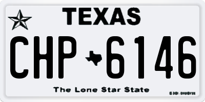 TX license plate CHP6146