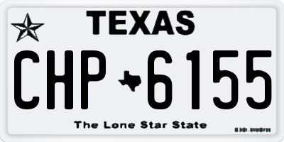 TX license plate CHP6155