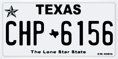 TX license plate CHP6156