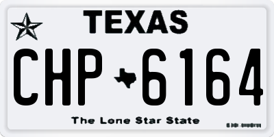TX license plate CHP6164