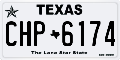 TX license plate CHP6174