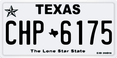 TX license plate CHP6175