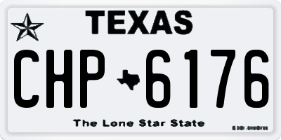 TX license plate CHP6176
