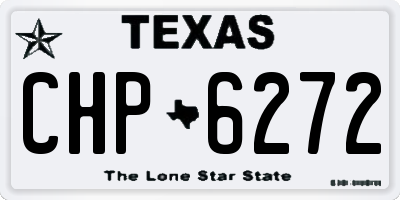 TX license plate CHP6272