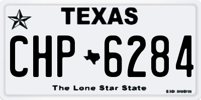TX license plate CHP6284