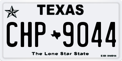 TX license plate CHP9044