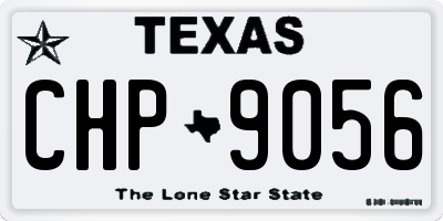 TX license plate CHP9056