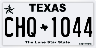 TX license plate CHQ1044