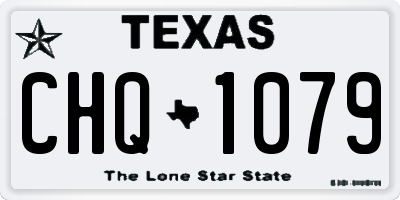 TX license plate CHQ1079