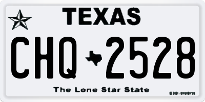 TX license plate CHQ2528