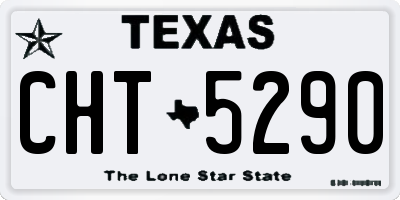 TX license plate CHT5290