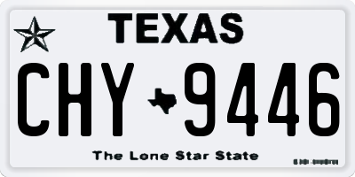 TX license plate CHY9446