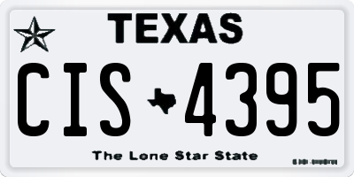 TX license plate CIS4395