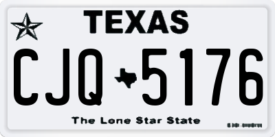 TX license plate CJQ5176